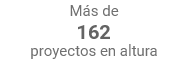 mas de 162 proyectos en altura